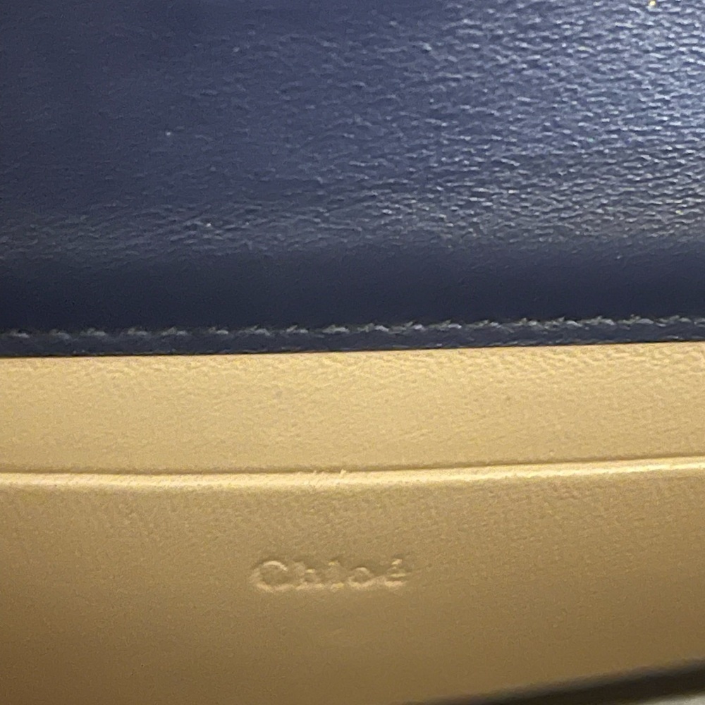 Chloe Bracelet Navy Handbag with strap - Picture 7 of 9
